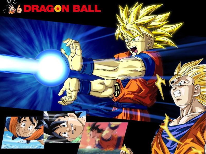 Son Goku In Action Wallpaper