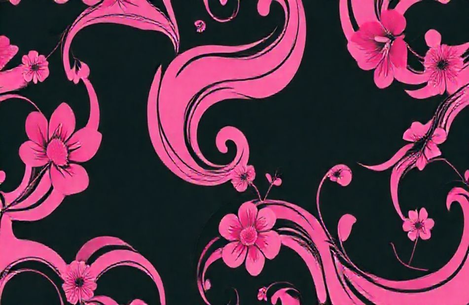 Pink And Black Wallpaper