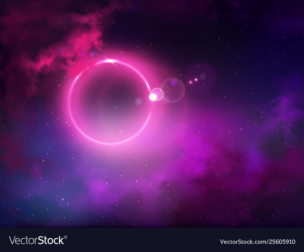 Outer Space Anomaly Abstract Background Royalty Vector