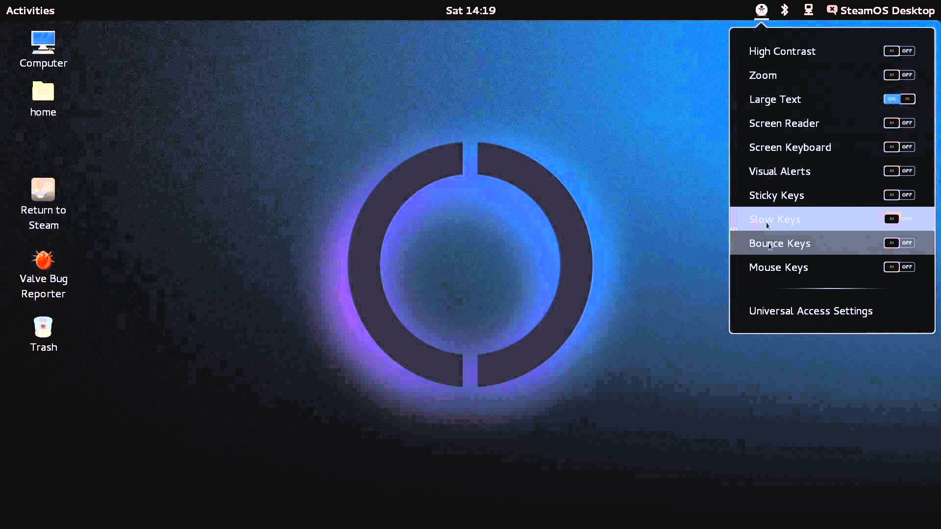 Displaying Image For Steam Os Wallpaper