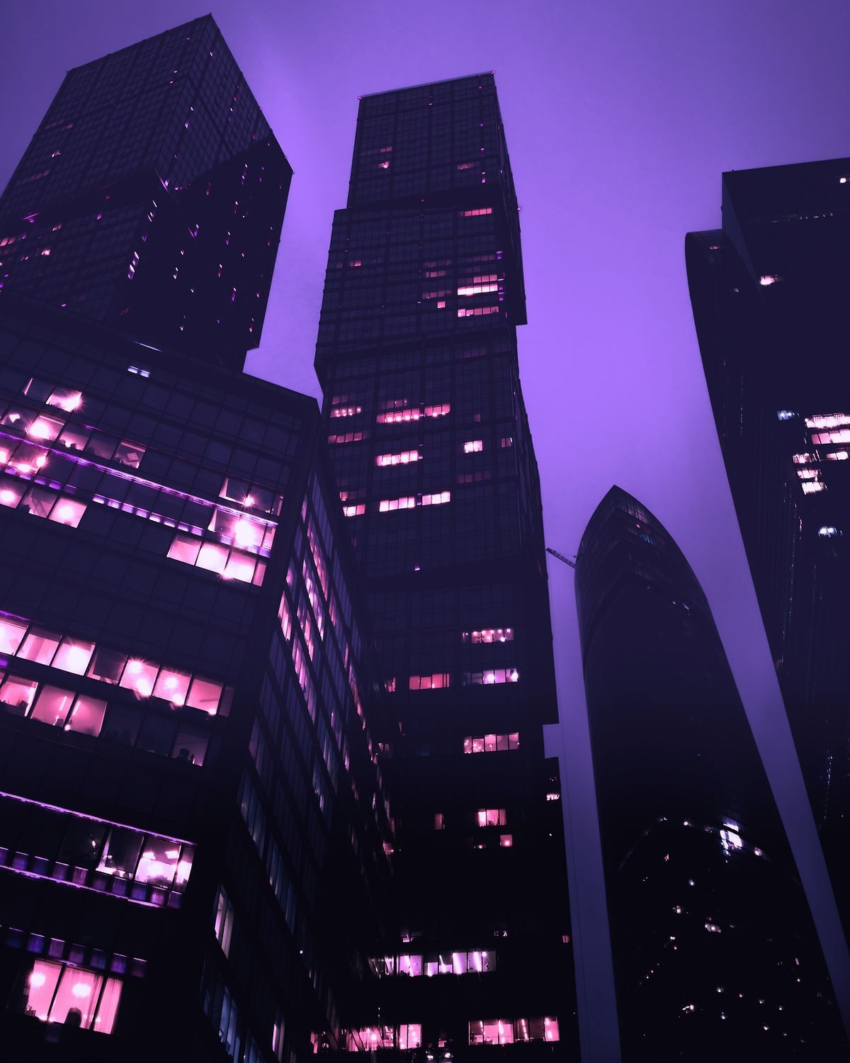 On Theme Color Violet Wallpaper
