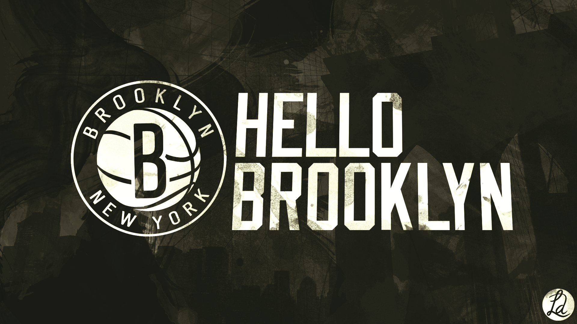 Hello Brooklyn Wallpaper by lucasitodesign on