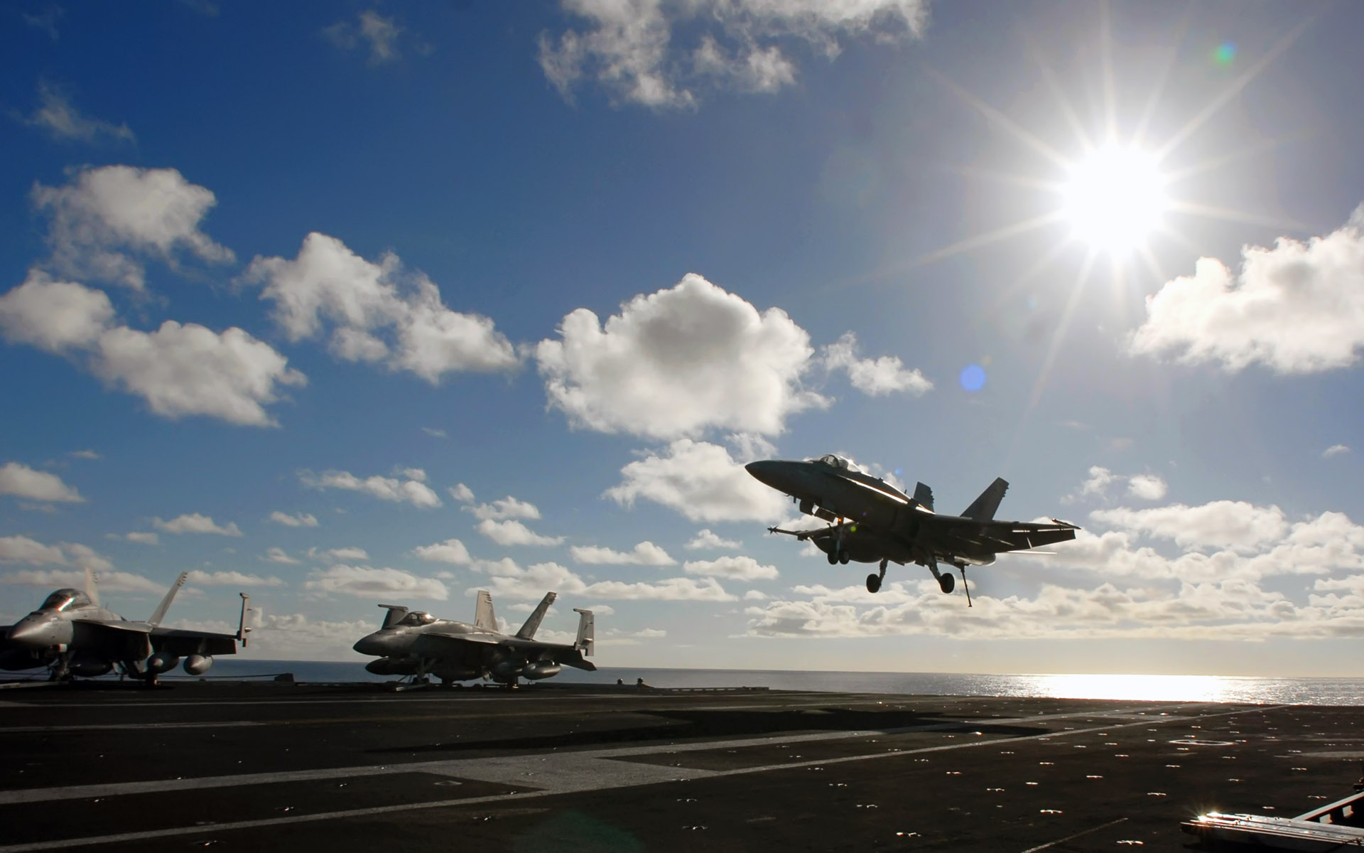 Military Aircraft Landing On Carrier Wallpaper And Image