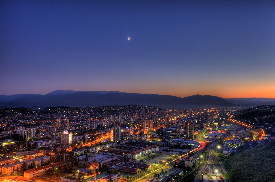 Sarajevo Nocu Wallpaper