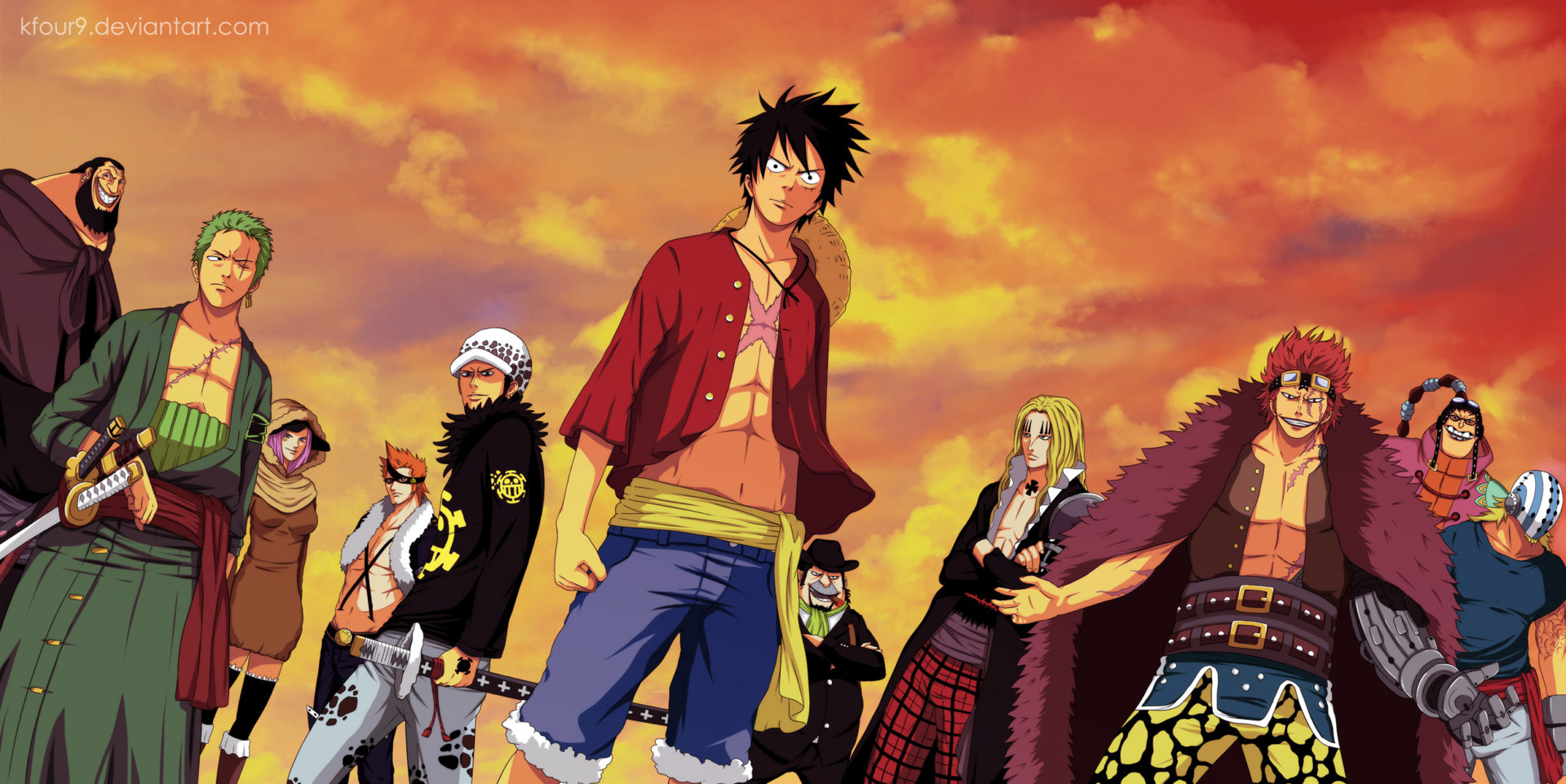 One Piece HD Wallpaper New Tab Theme Playtime
