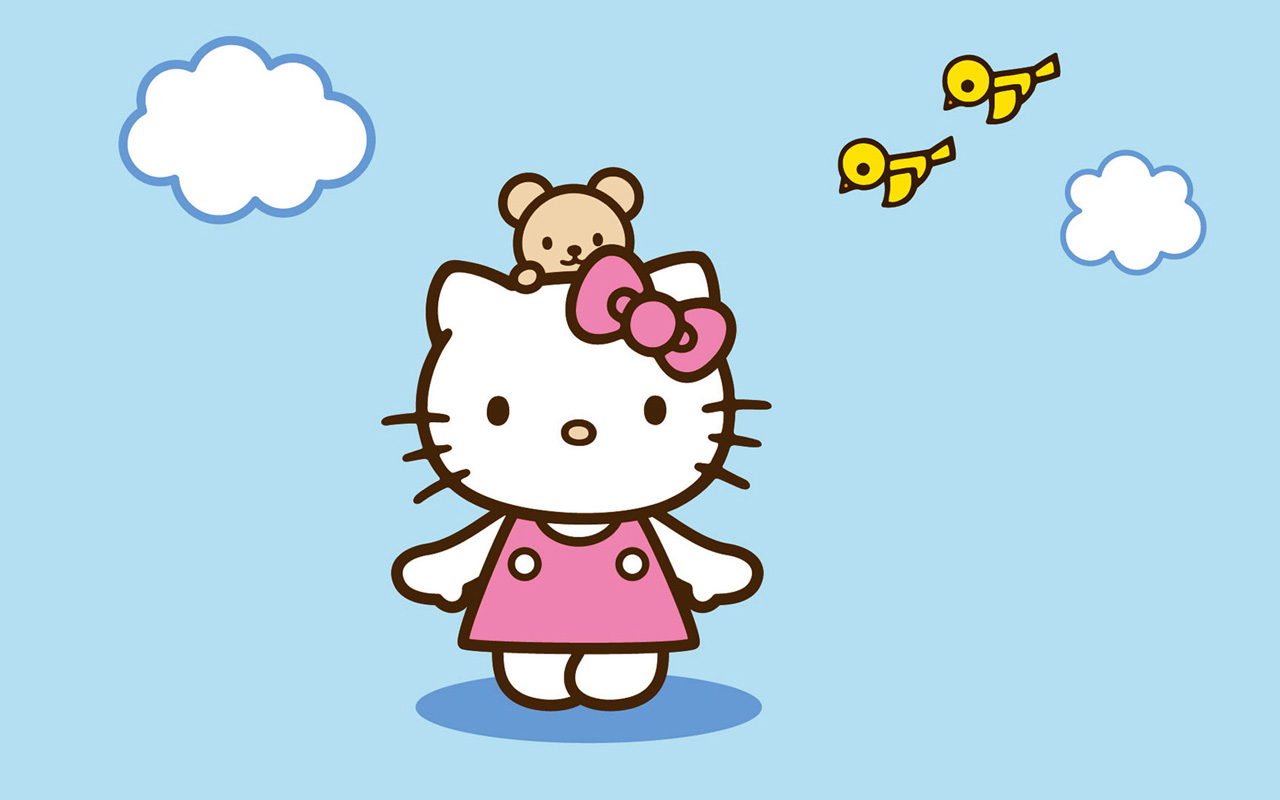 Hello Kitty Sunshine Wallpaper HD S