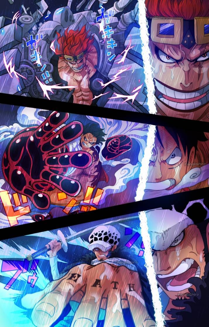 The Three Supernovas One Piece CH 975 by FanaliShiro on 714x1119