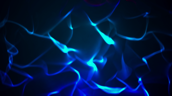 Free Light and Energy Motion Background Blue Flames