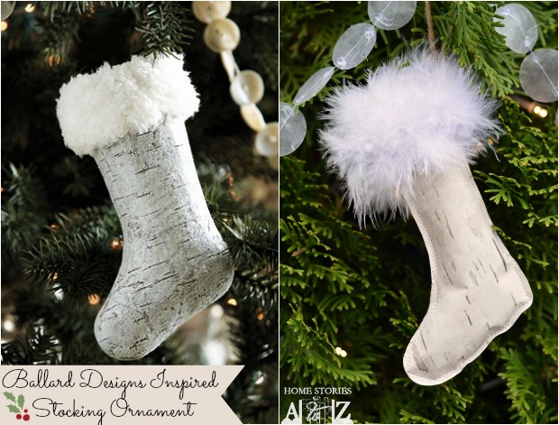 Ballard Designs Inspired Stocking Ornament Home Stories A To Z