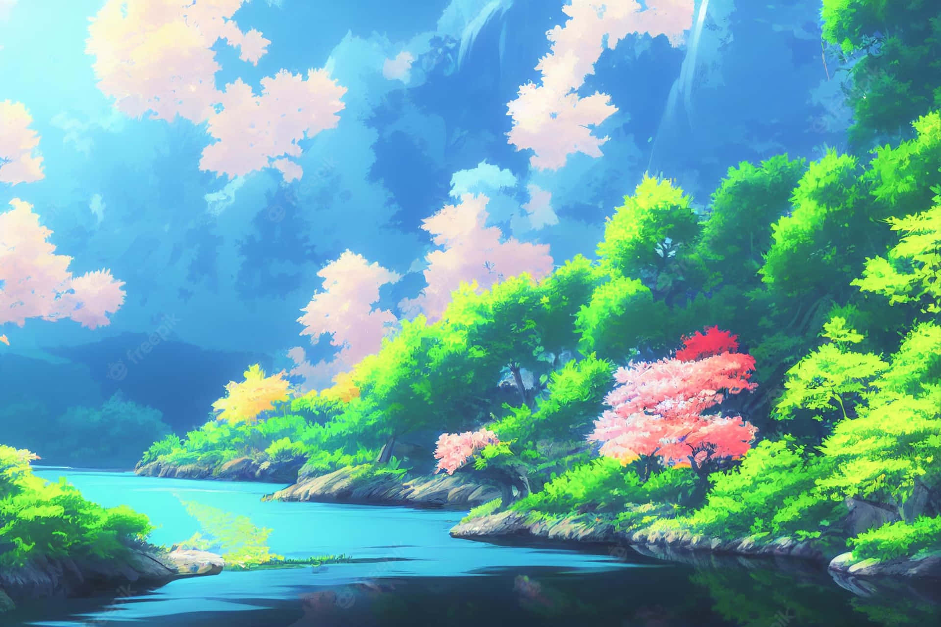 Beautiful Anime Scenery Wallpaper