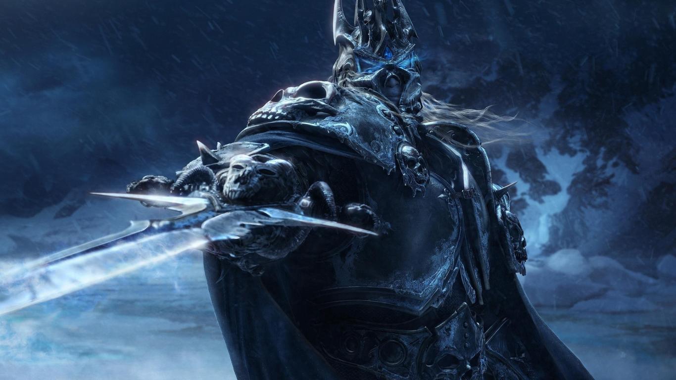 World Of Warcraft Lich King Arthas Frostmourne Wallpaper