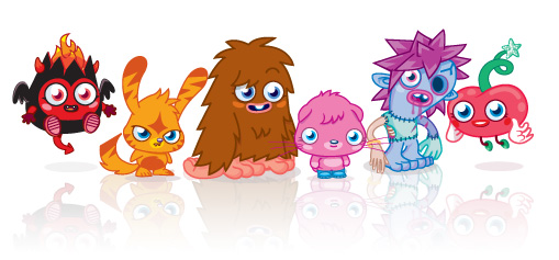 Moshi Monsters PULCOMAYO the work of Vincent Bchet character