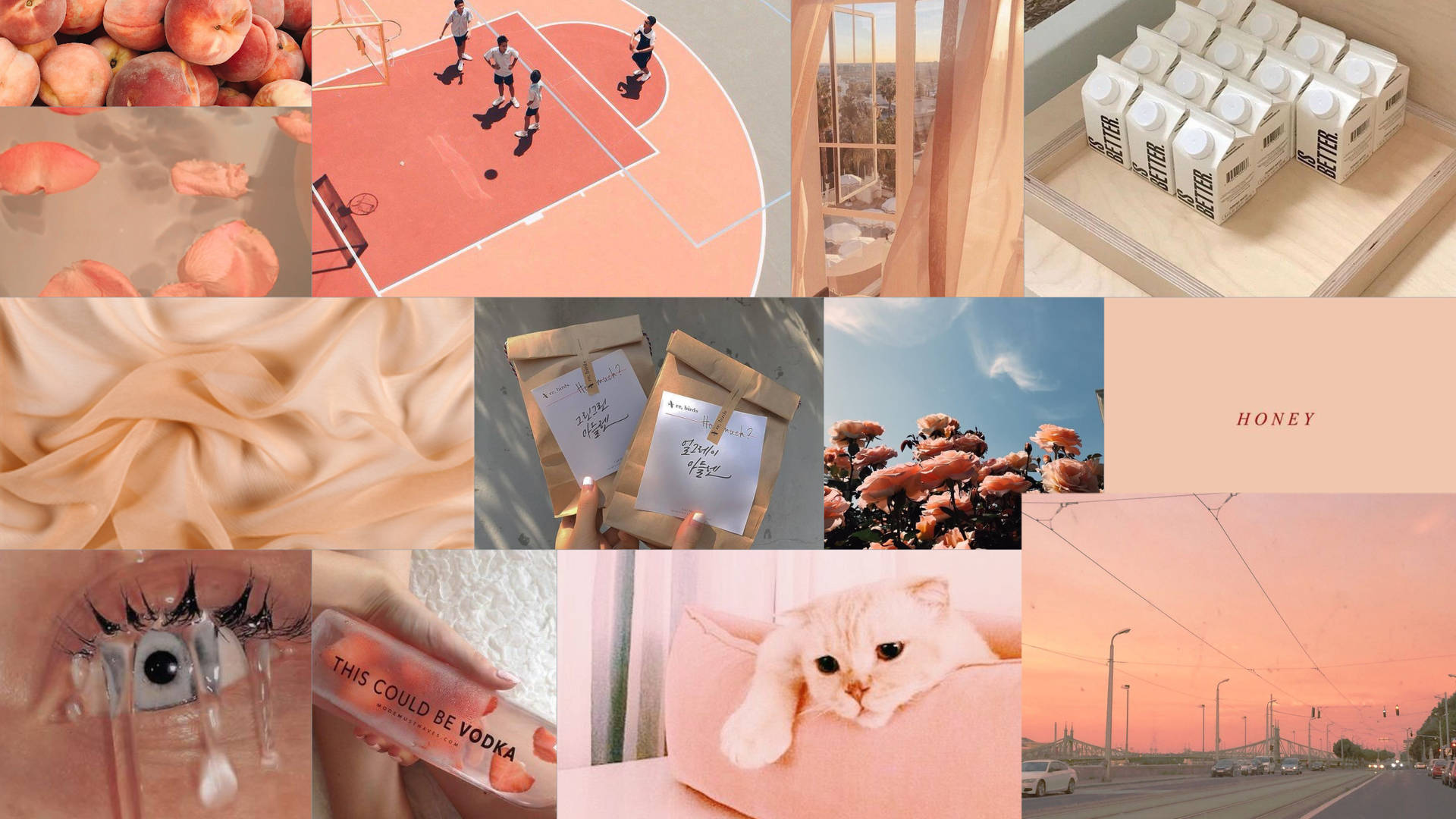 Peach Aesthetic Wallpaper