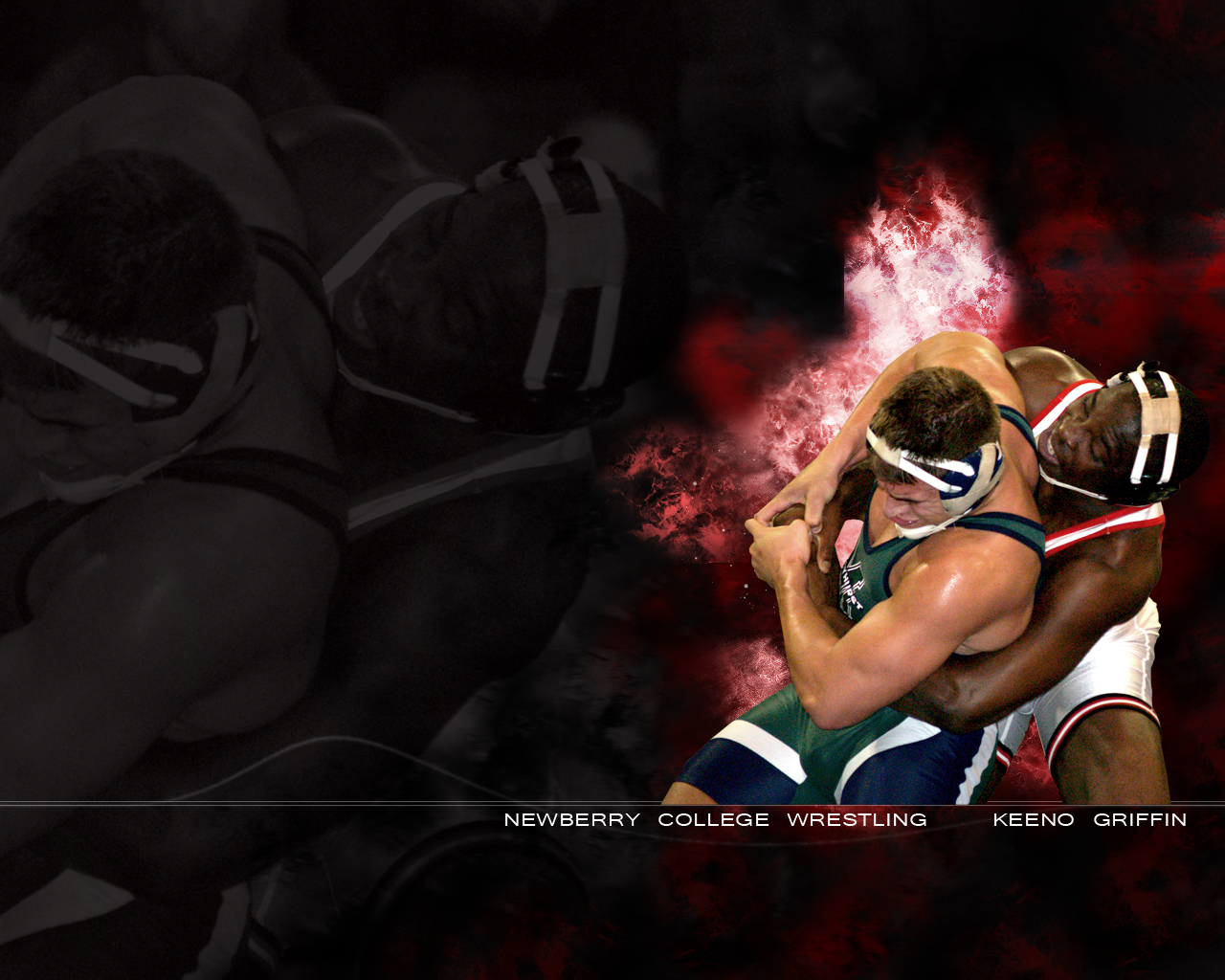 Newberry College Wrestling Desktop Wallpaper Featuring Keeno