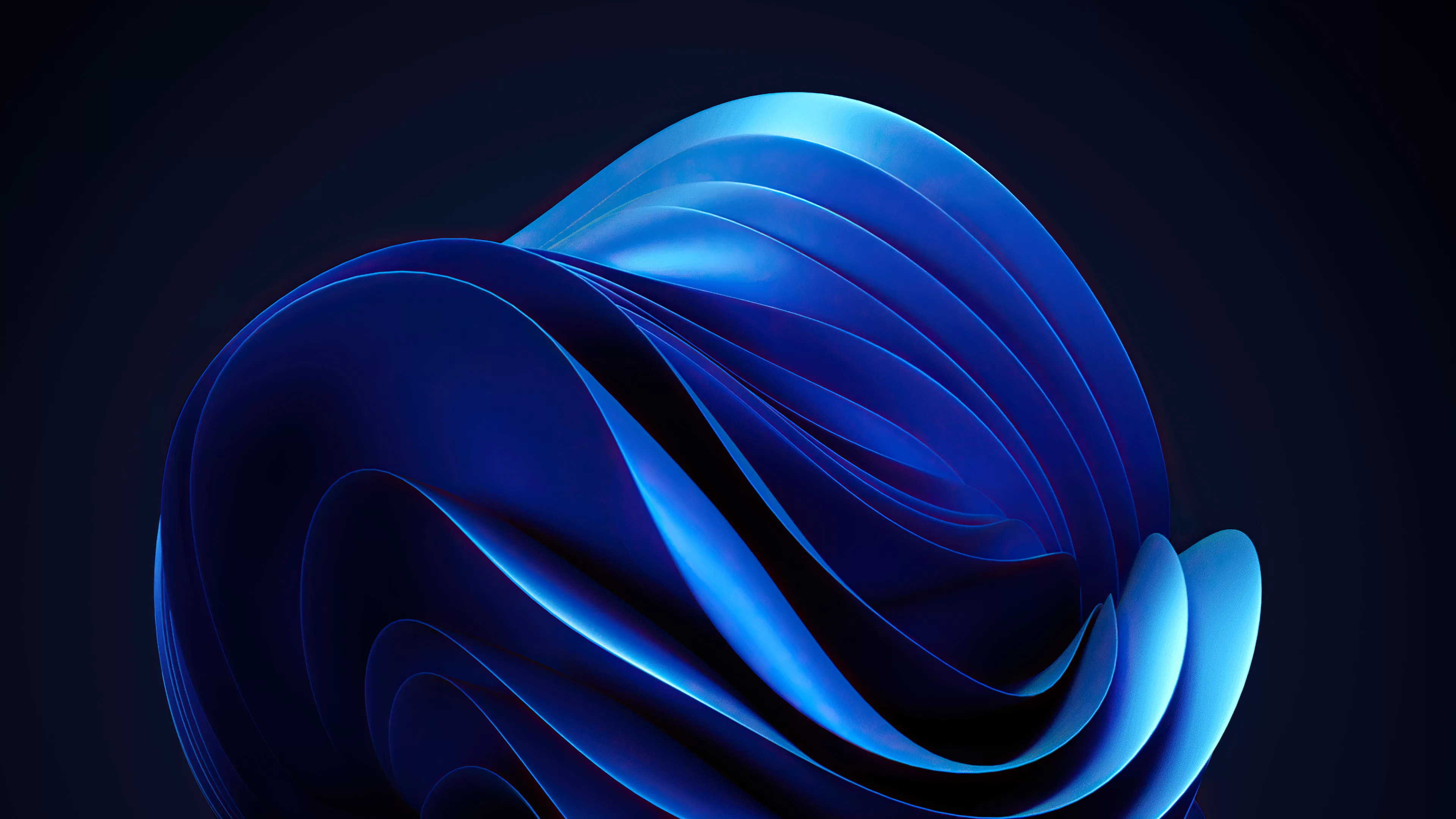 Windows Abstract Blue Background 4K Desktop Wallpaper