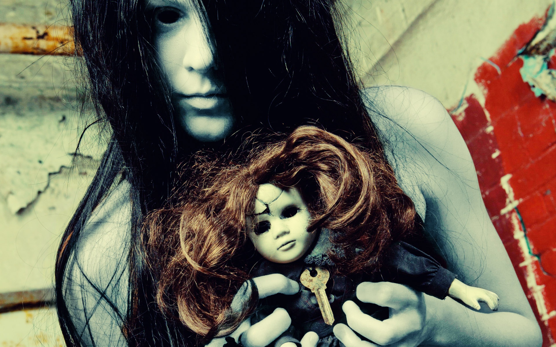 Horror Scary Creepy Spooky Halloween Doll Toys Evil Undead Wallpaper