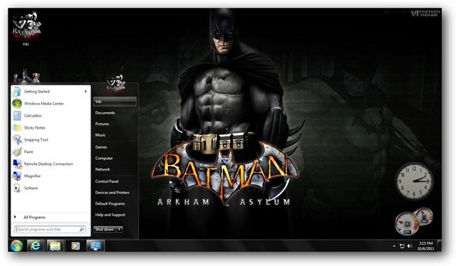 batman theme for windows 7