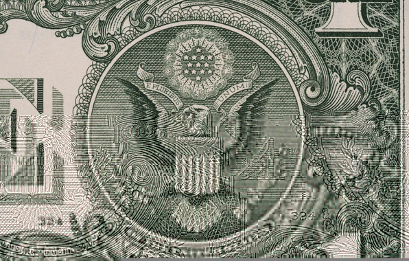Wallpaper Dollar Eagle Paper Ink Numbers Lines