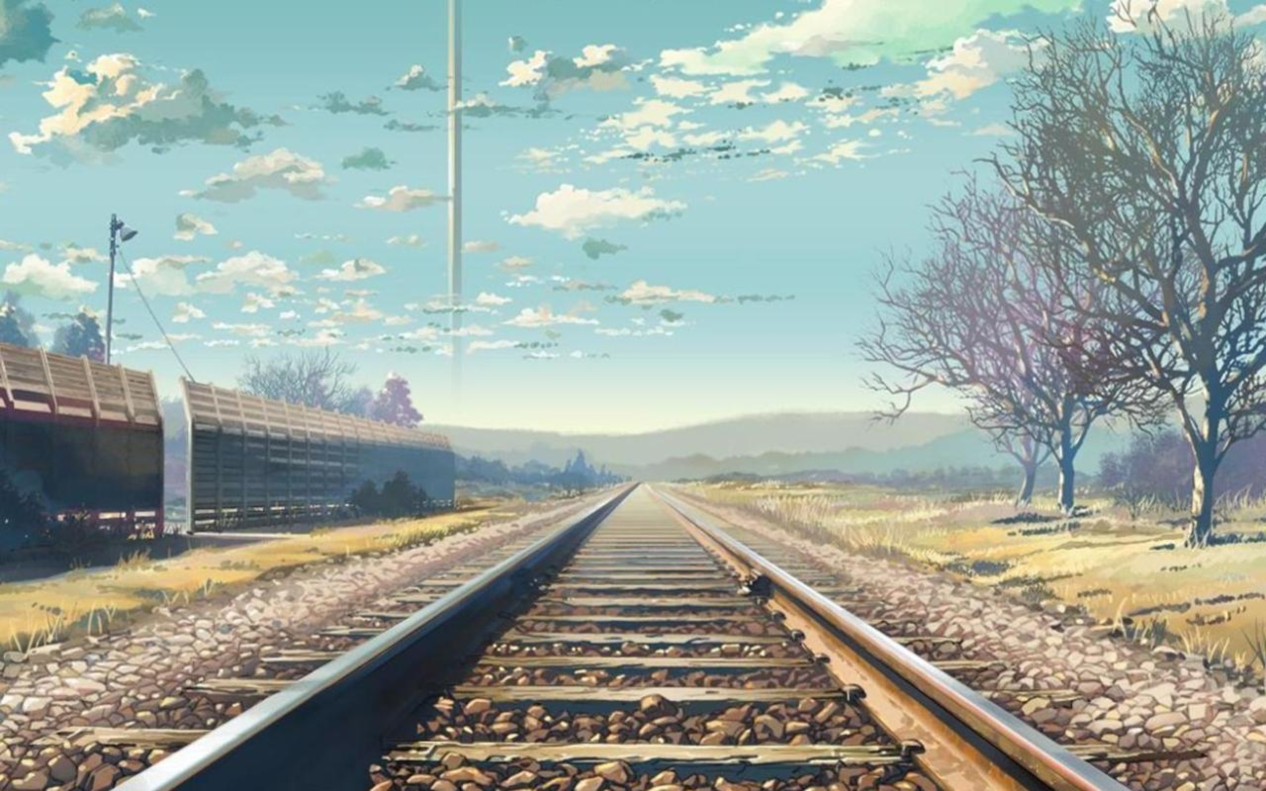 Makoto Shinkai Railroad Tracks Centimeters Per Second