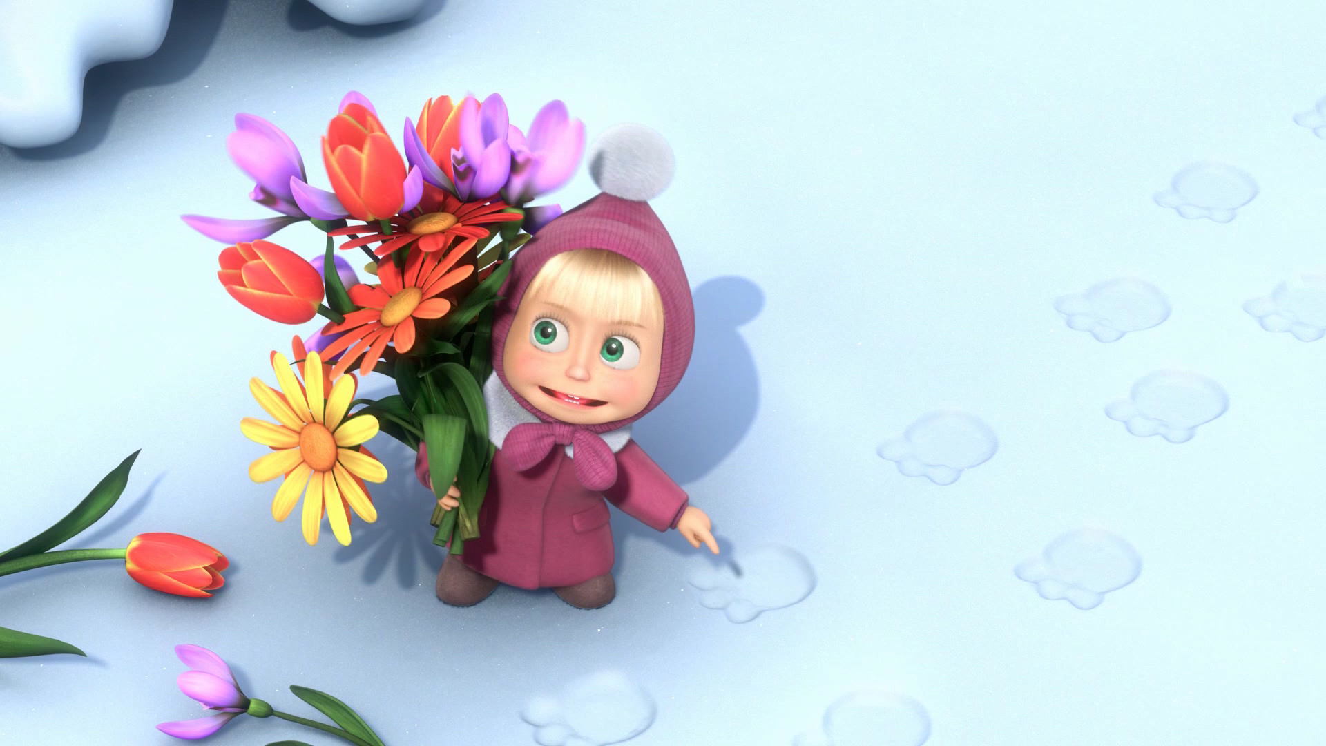 Masha And The Bear Wallpaper