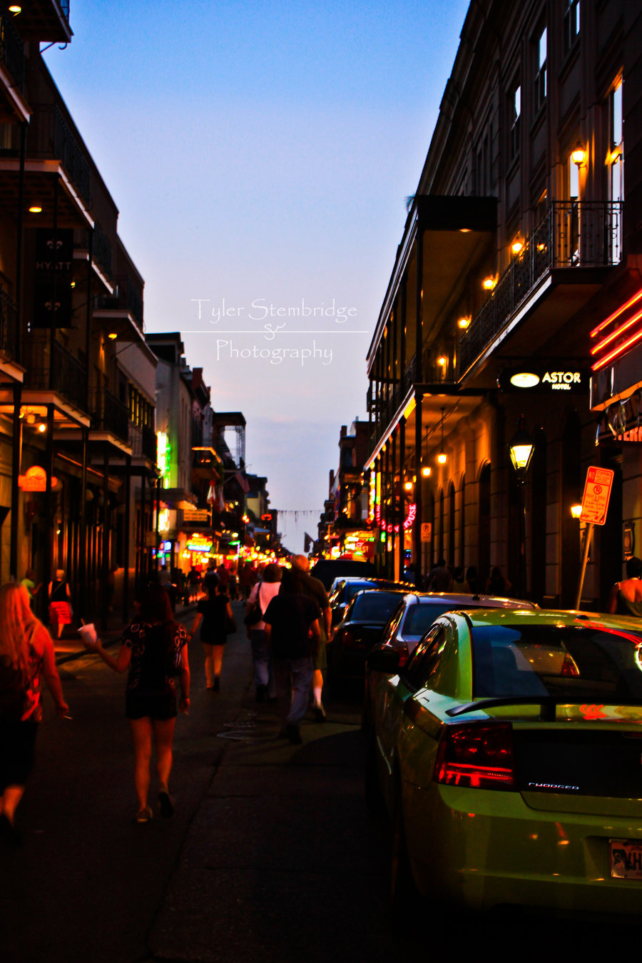 Bourbon Street New Orleans By Sparkvillage Photography