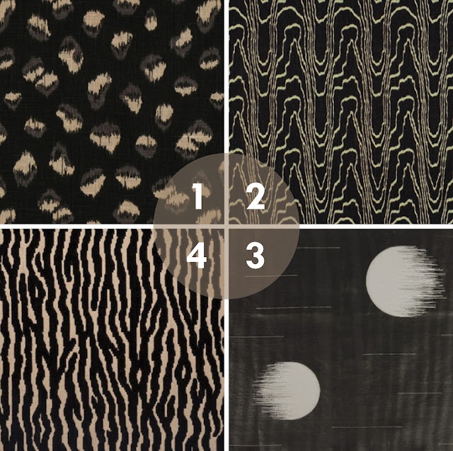 Black And Tan Pattern Fabric Wallpaper