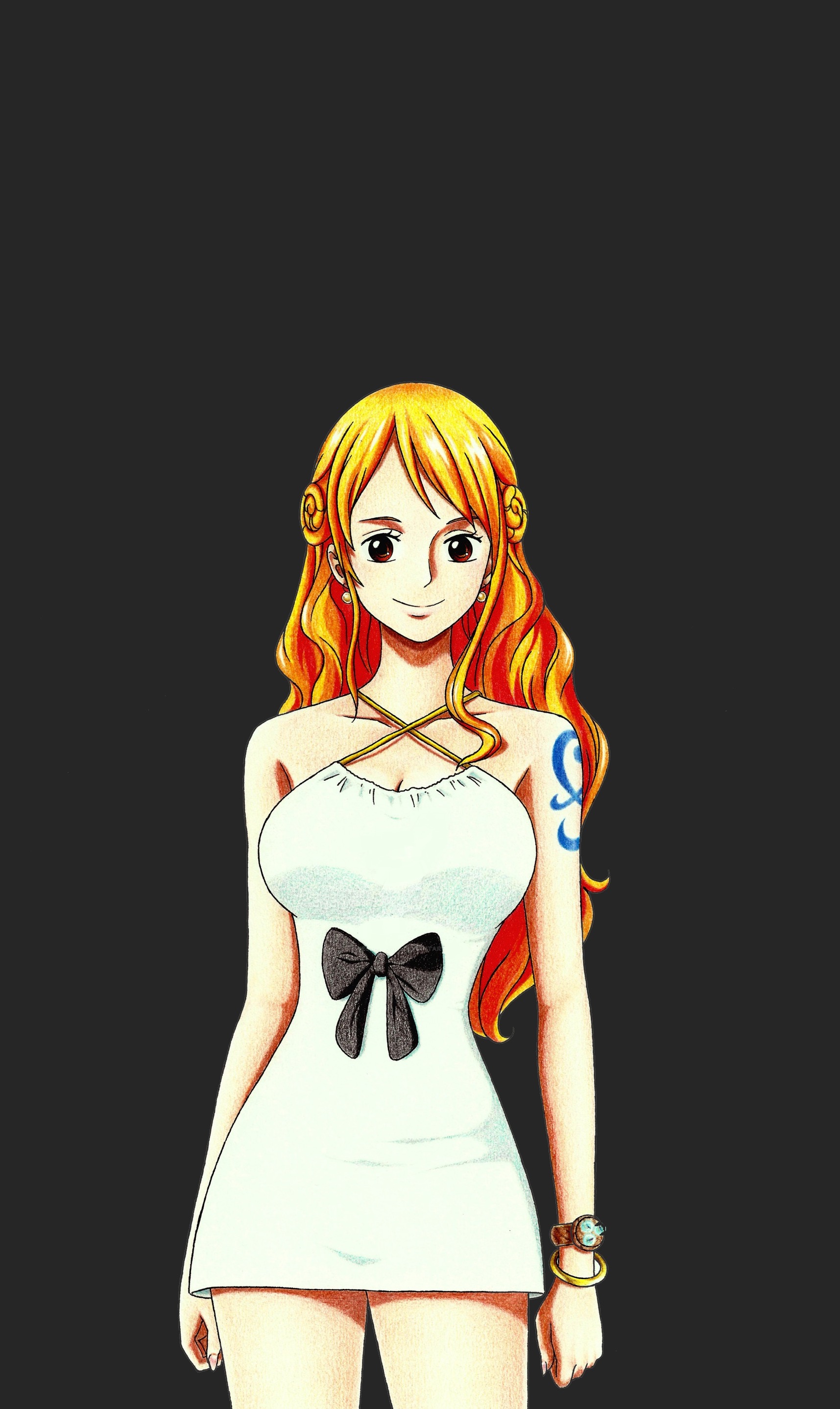 Nami One Piece Red Anime Wallpaper 4k Ultra HD ID10687