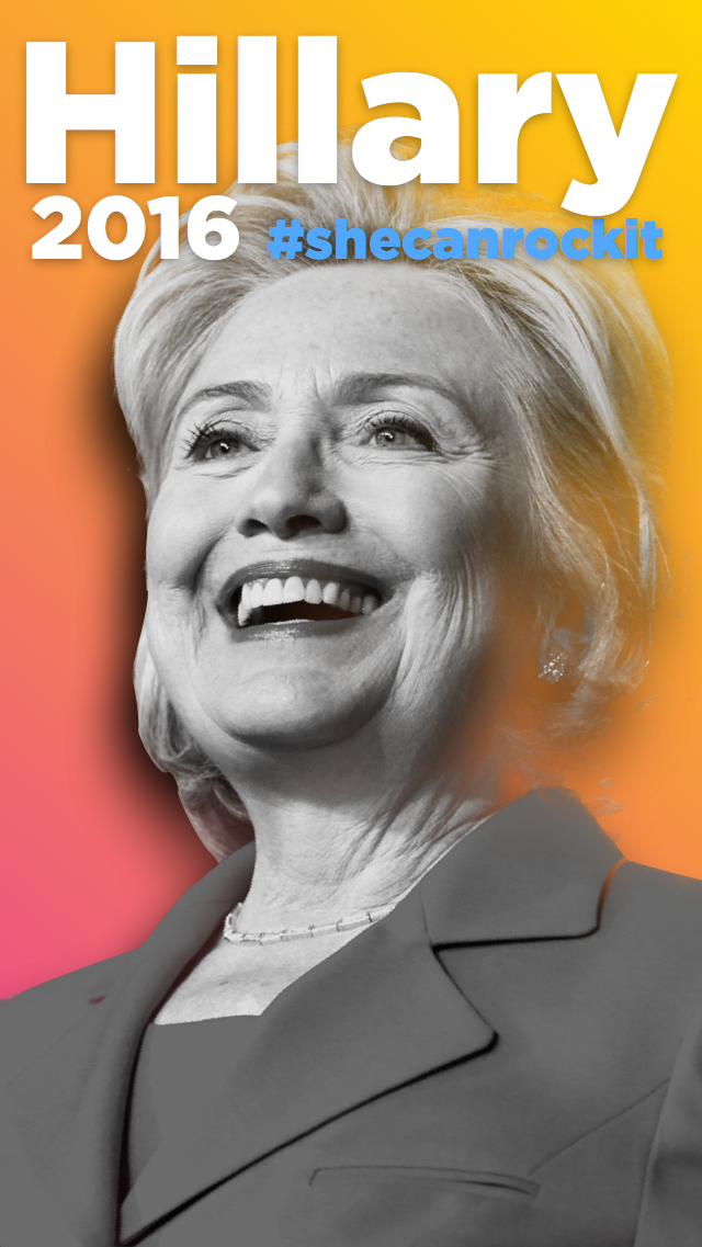 The World Of Hillary Clinton Smartphone Wallpaper