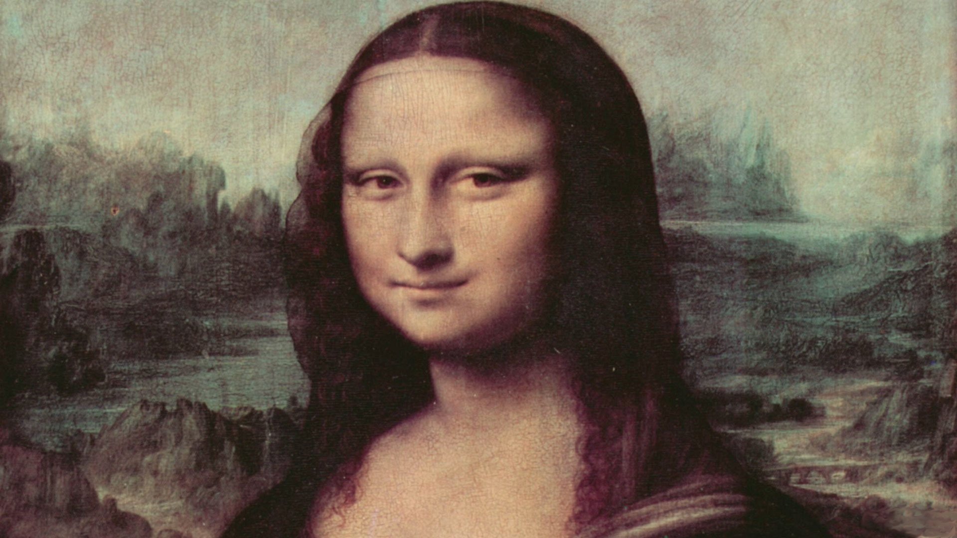 Wallpaper Mona Lisa Louvre