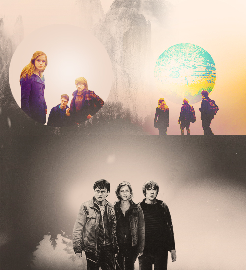 Harry Potter Wallpaper Tumblr Golden trio 500x550