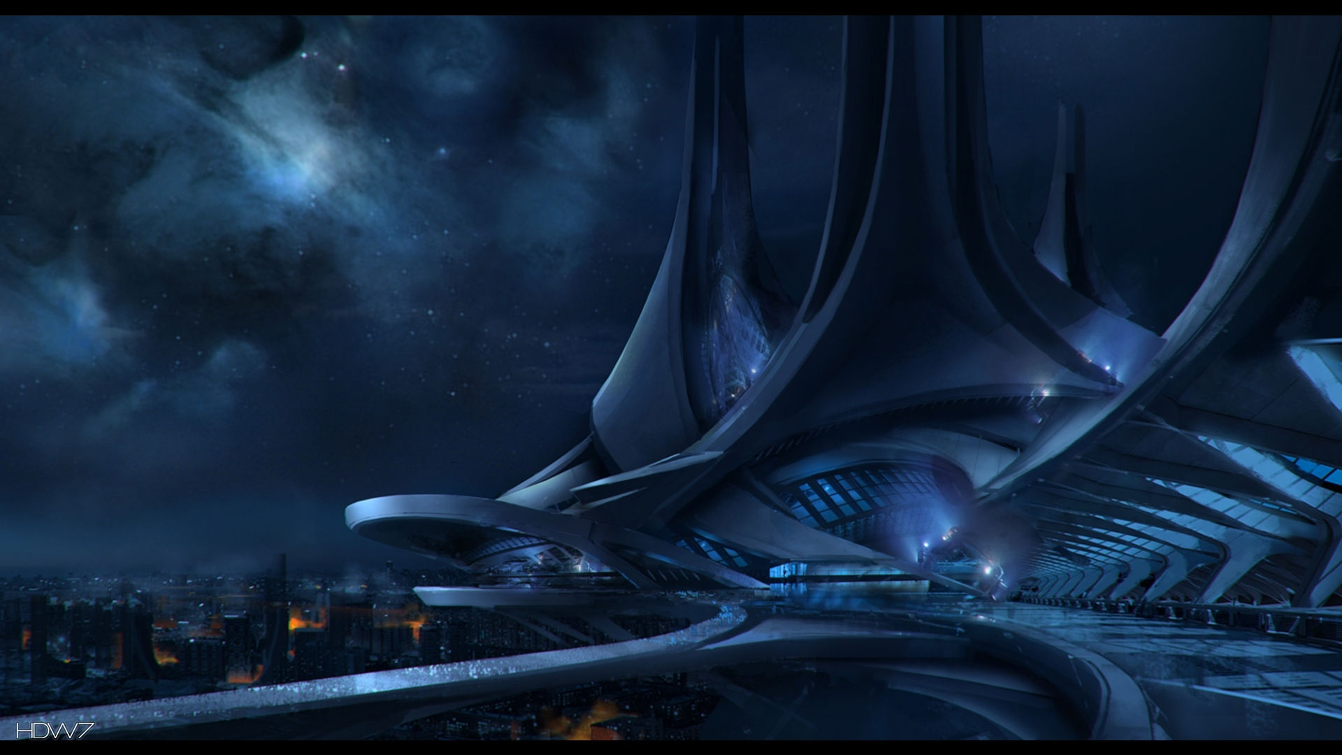 Mass Effect Thessia Widescreen HD Wallpaper