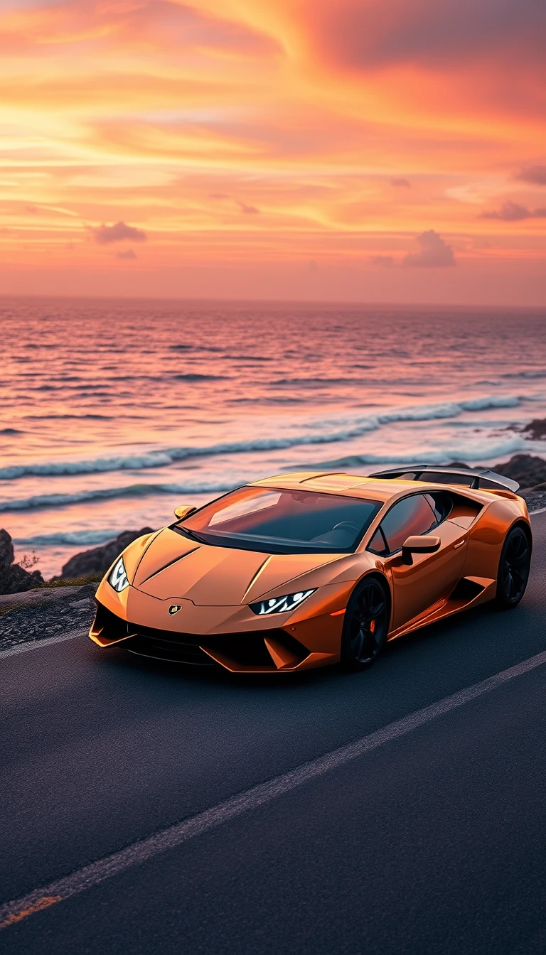 Gold Lamborghini Wallpaper