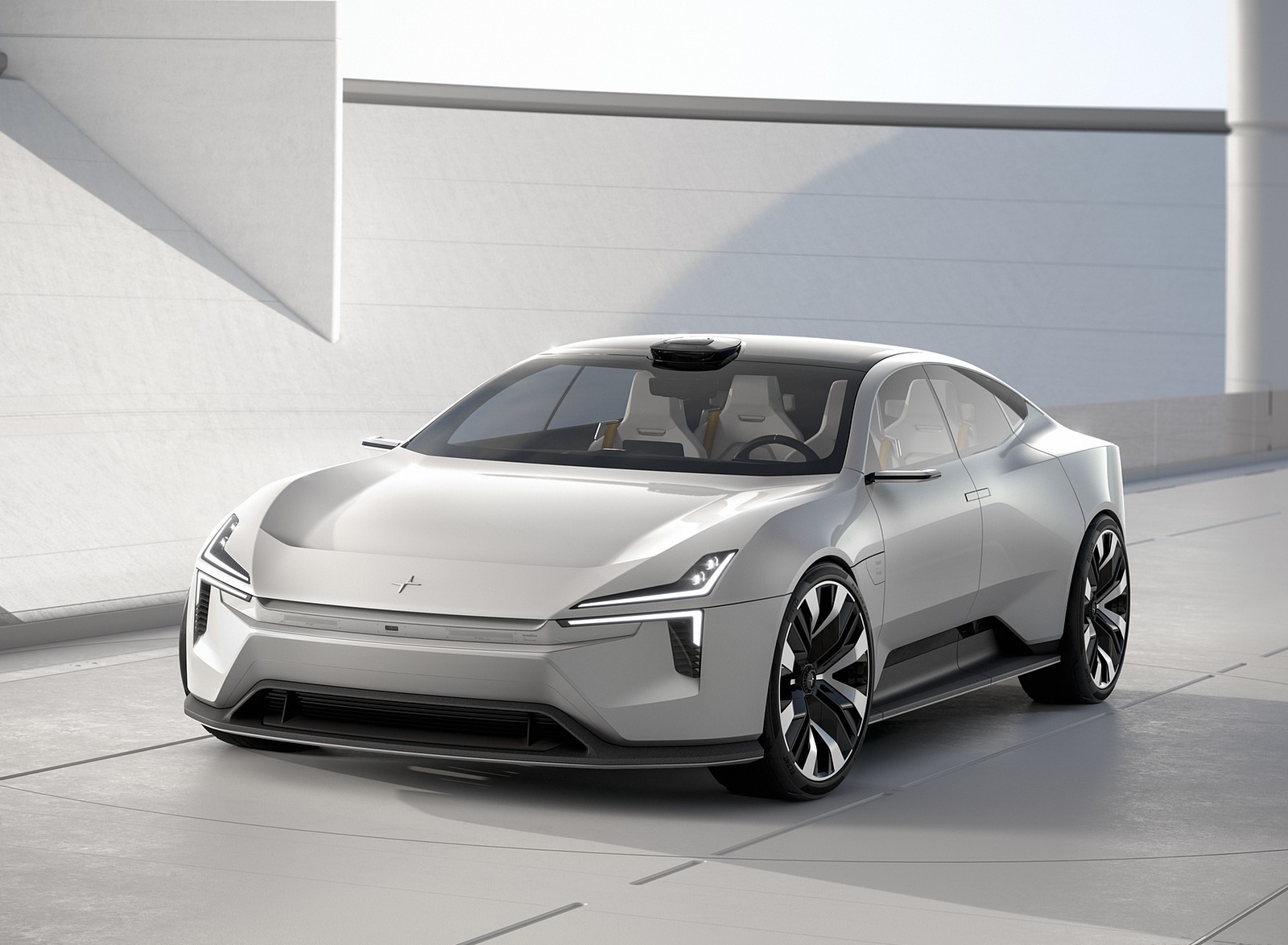 Polestar Precept Concept Front Three Quarter Wallpaper