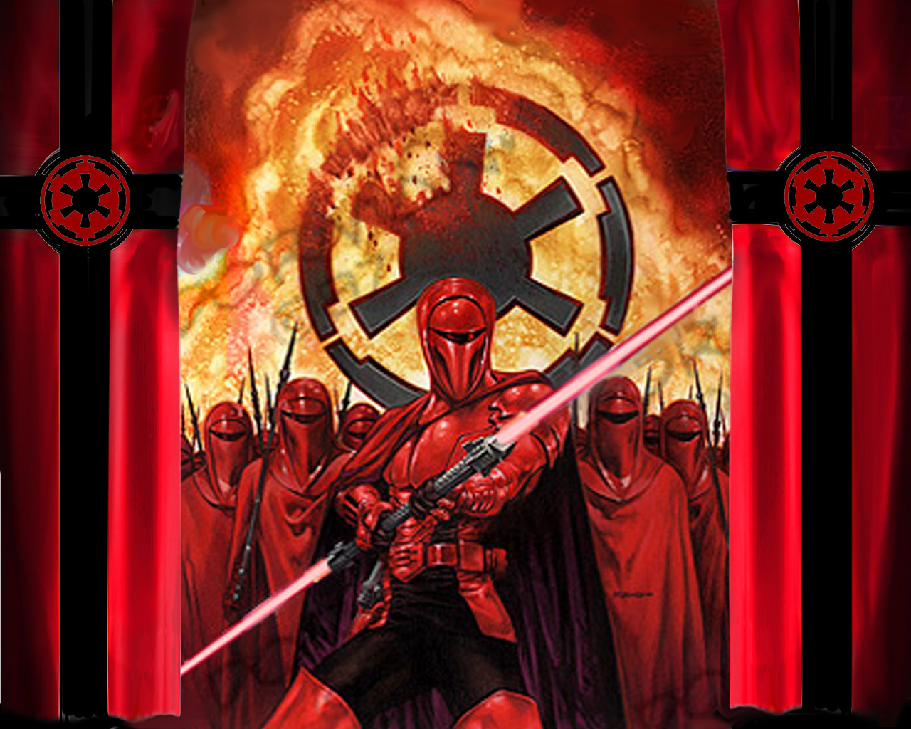 Crimson Empire Wallpaper By Pyrodark