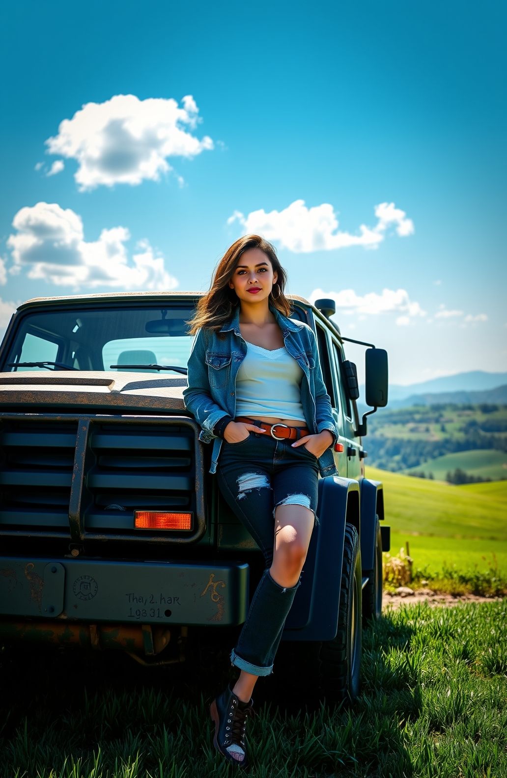 Girls And Trucks Wallpaper