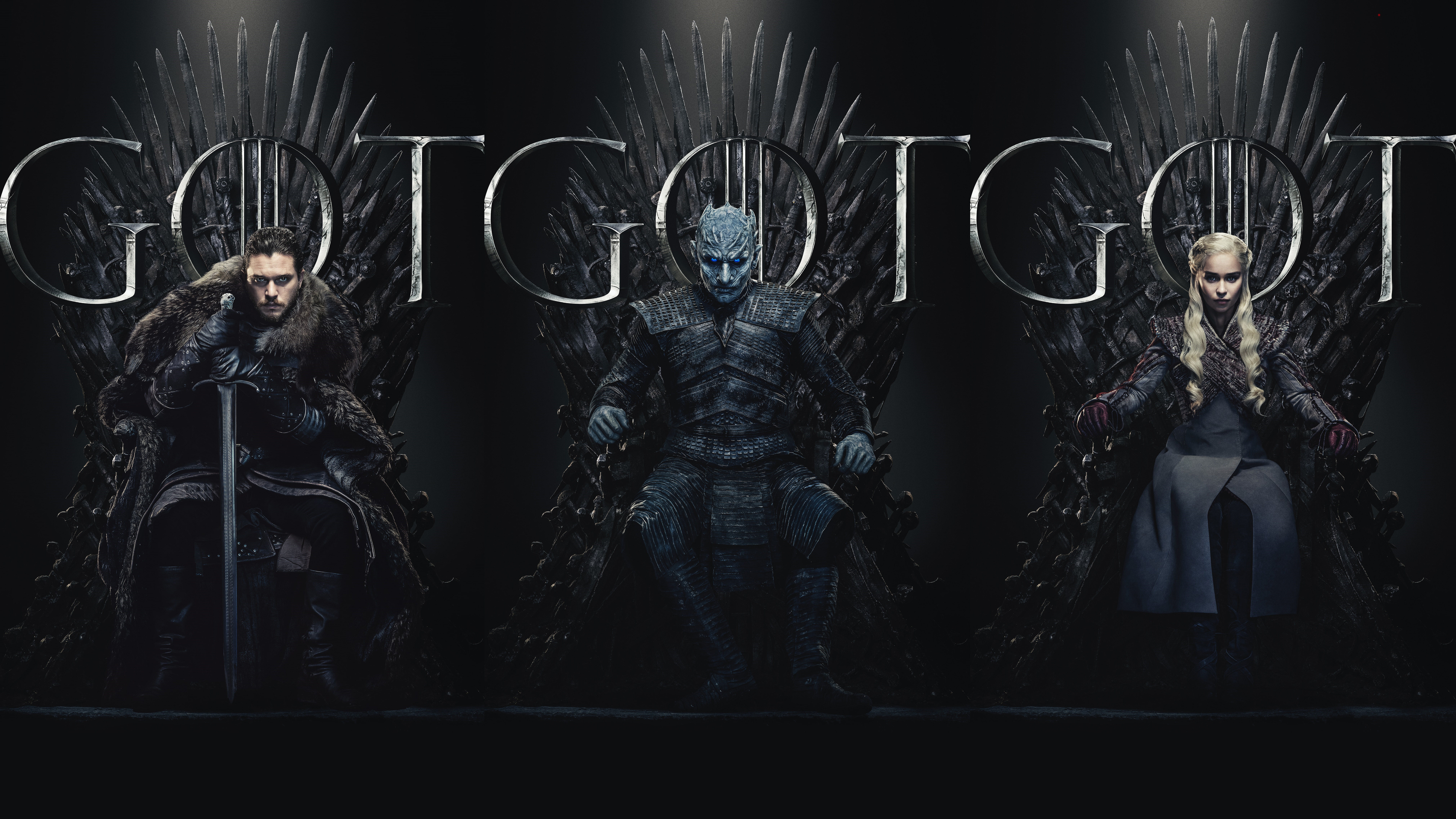 Jon Snow Night King Daenerys Targaryen Game Of Thrones Season 8k