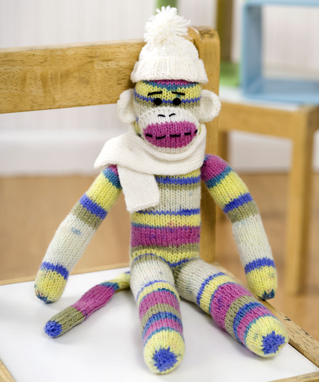 Red Heart Sock Monkey Knitting Pattern Pictures