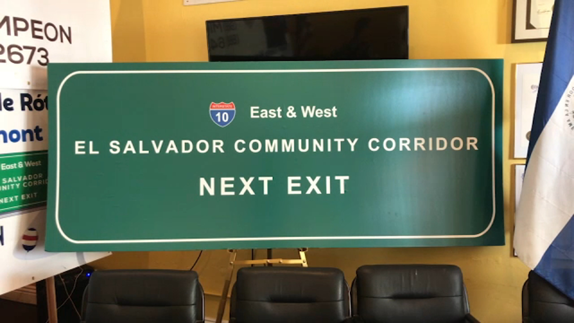 La Salvadoran Munity Unveils El Salvador Corridor