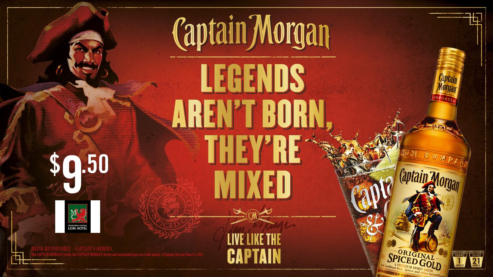 Captain Morgan Wallpaper X