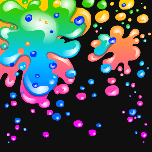 Neon Paint Splatter Background Club Penguin Wiki The