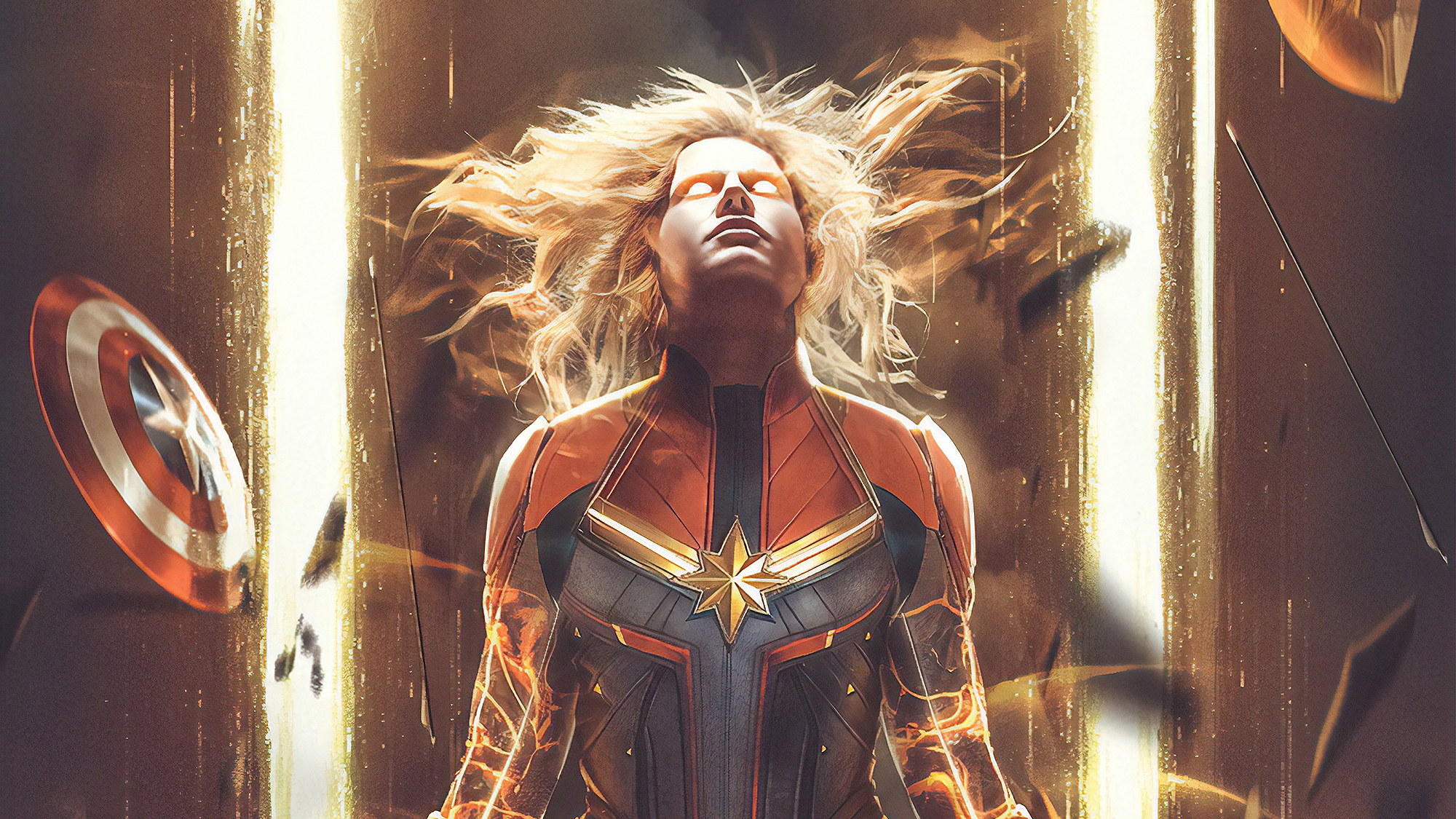 Movie Captain Marvel HD Wallpaper By Bosslogic