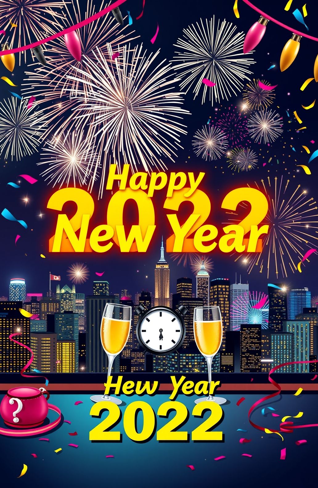 Happy New Year HD Wallpaper