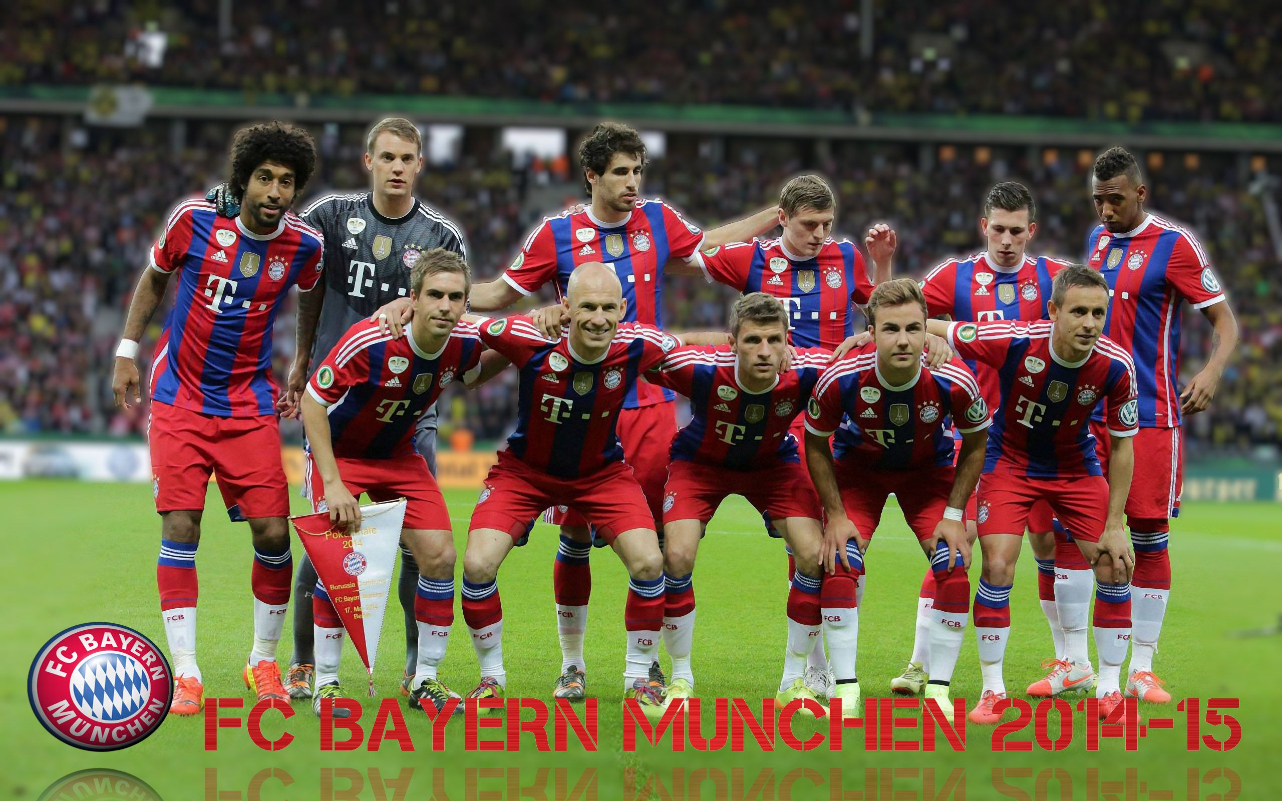 FC Bayern Munich football team 2014 2015 wallpaper backgrounds