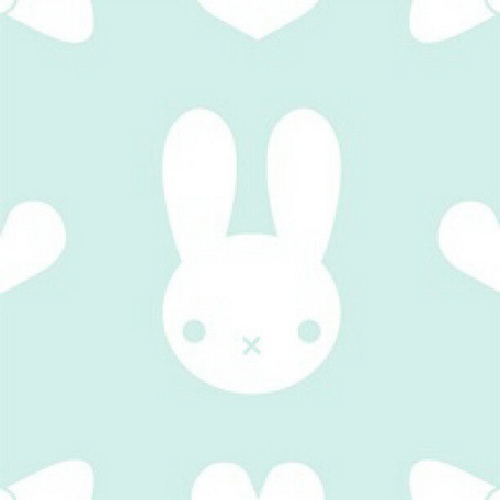 Cute Bow Background Kawaii Bunny Pattern