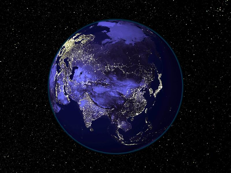 Earth From Space Desktop Background Hivewallpaper