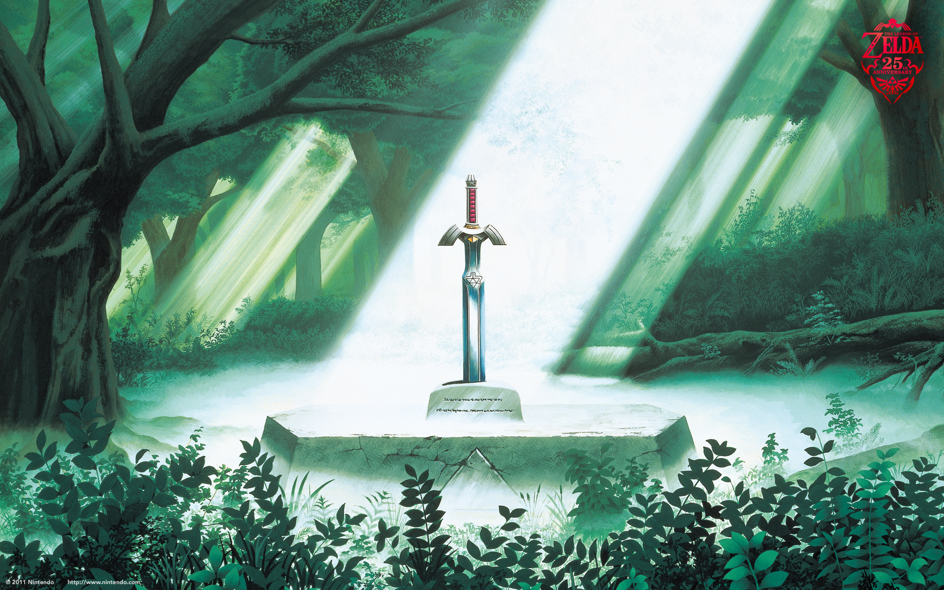 25th Anniversary Wallpaper The Legend Of Zelda