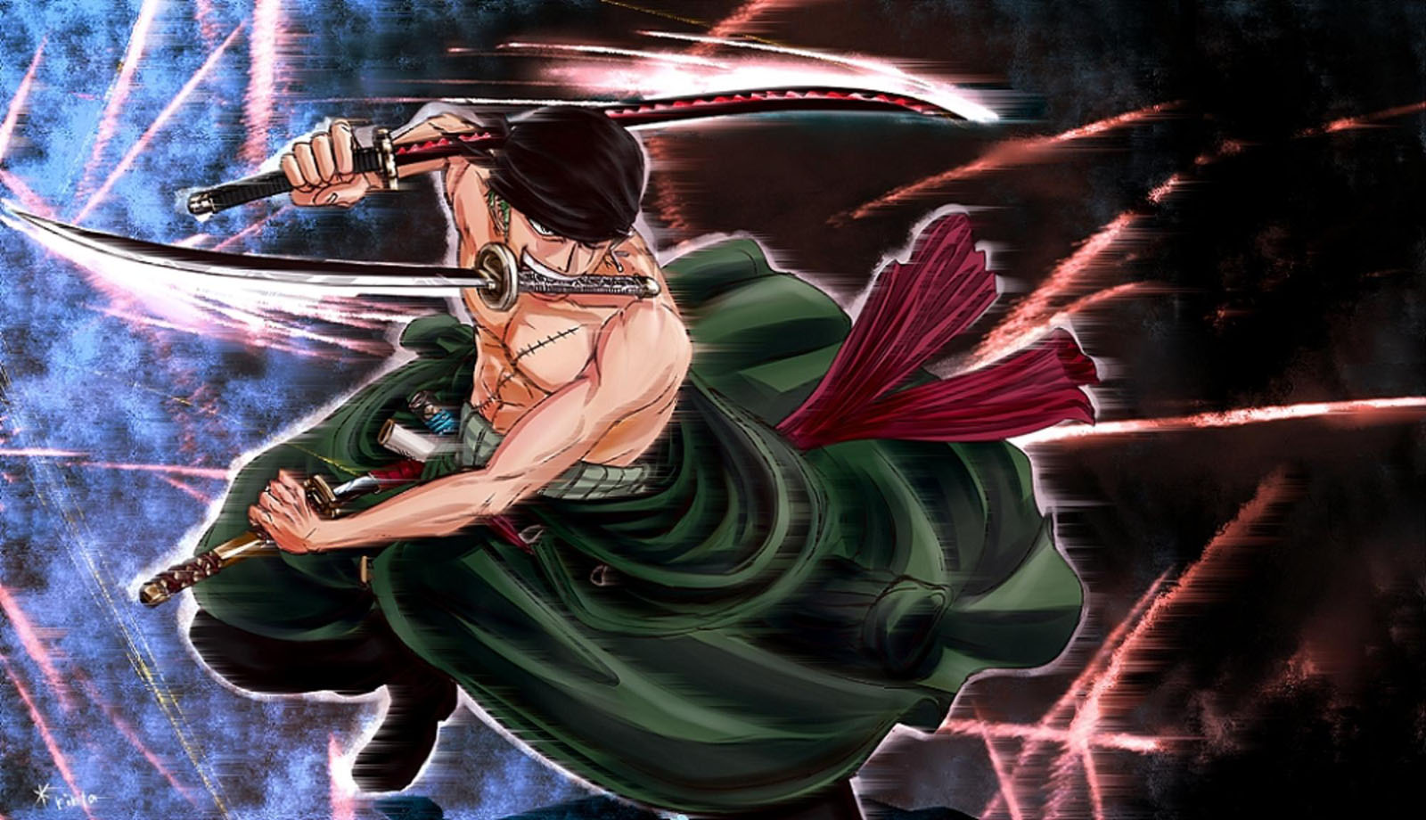 🔥 Download One Piece Roronoa Zoro Three Sword Style Anime Hd Wallpaper