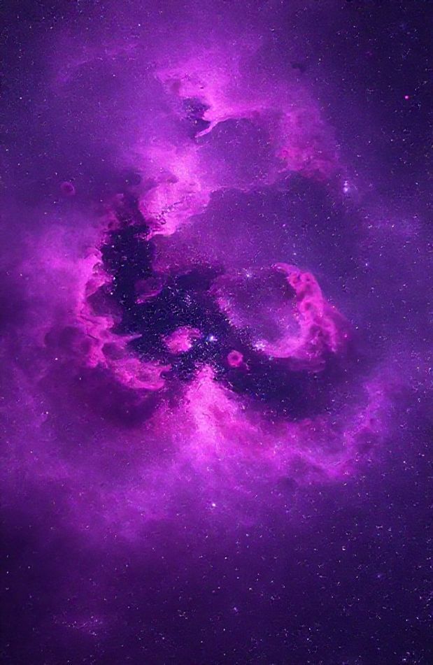 Hd Purple Space Wallpaper