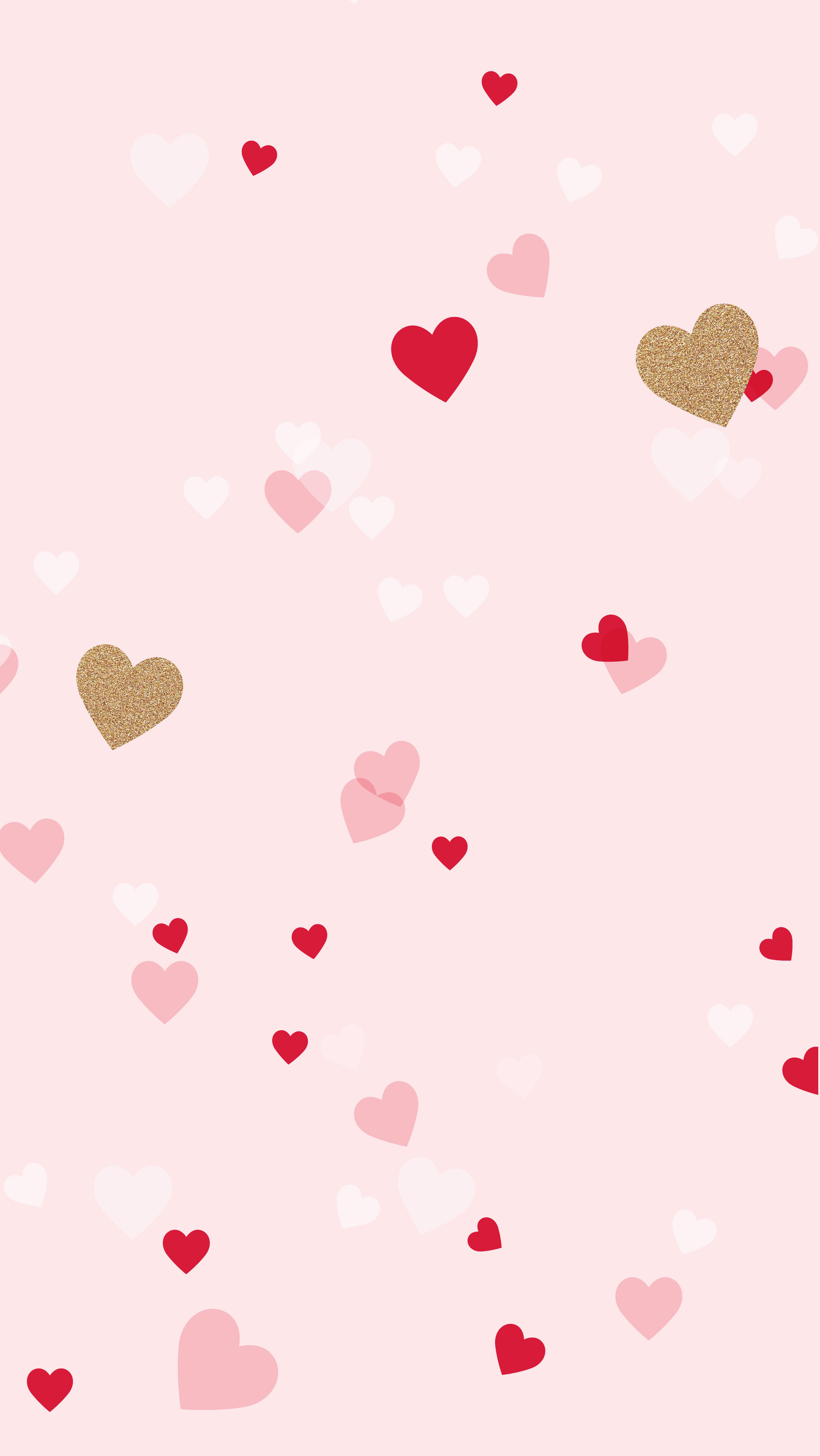 Premium Photo  Pink hearts wallpapers that are for iphone