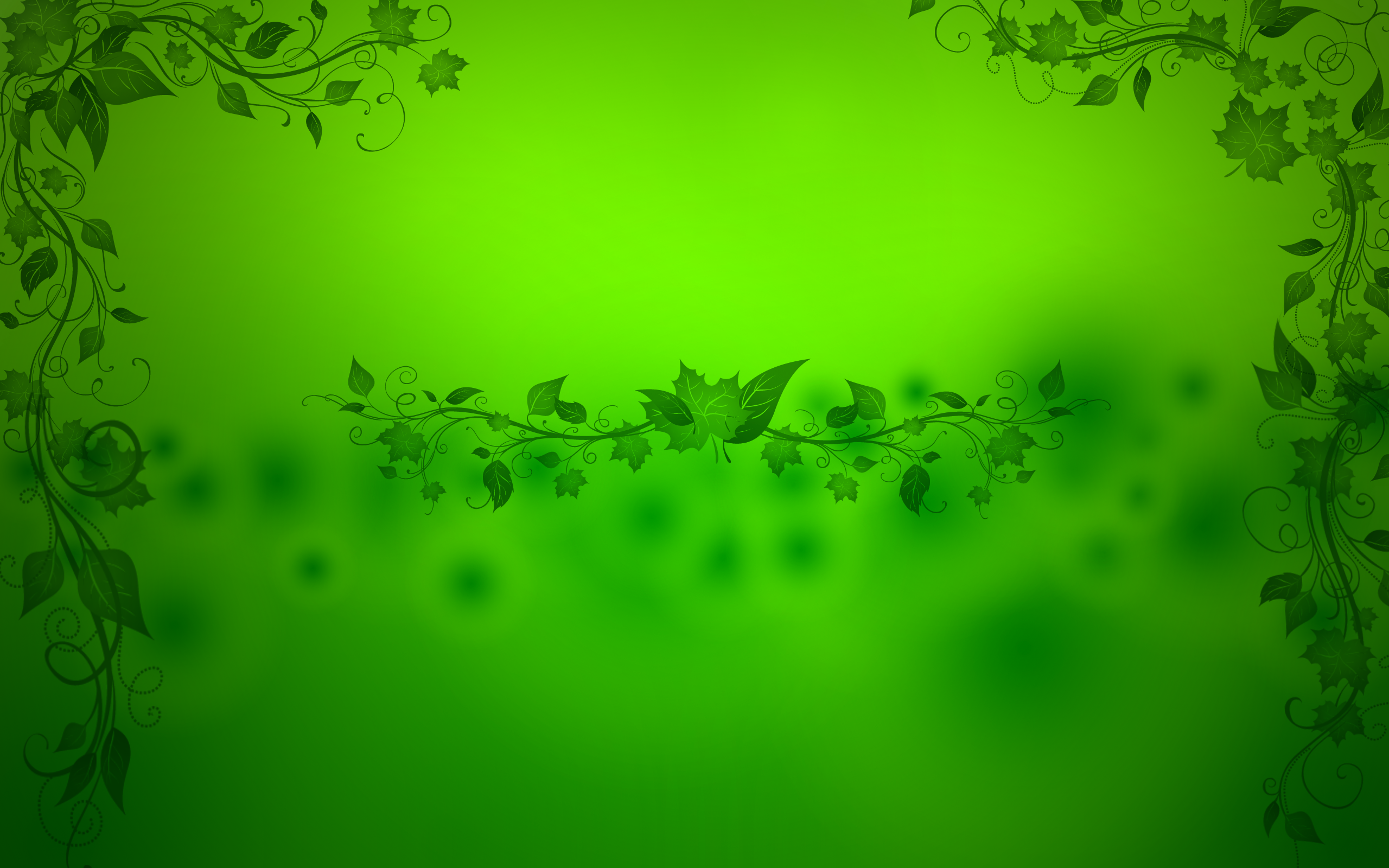 Special Love Green Wallpaper Drops Natural Beauty